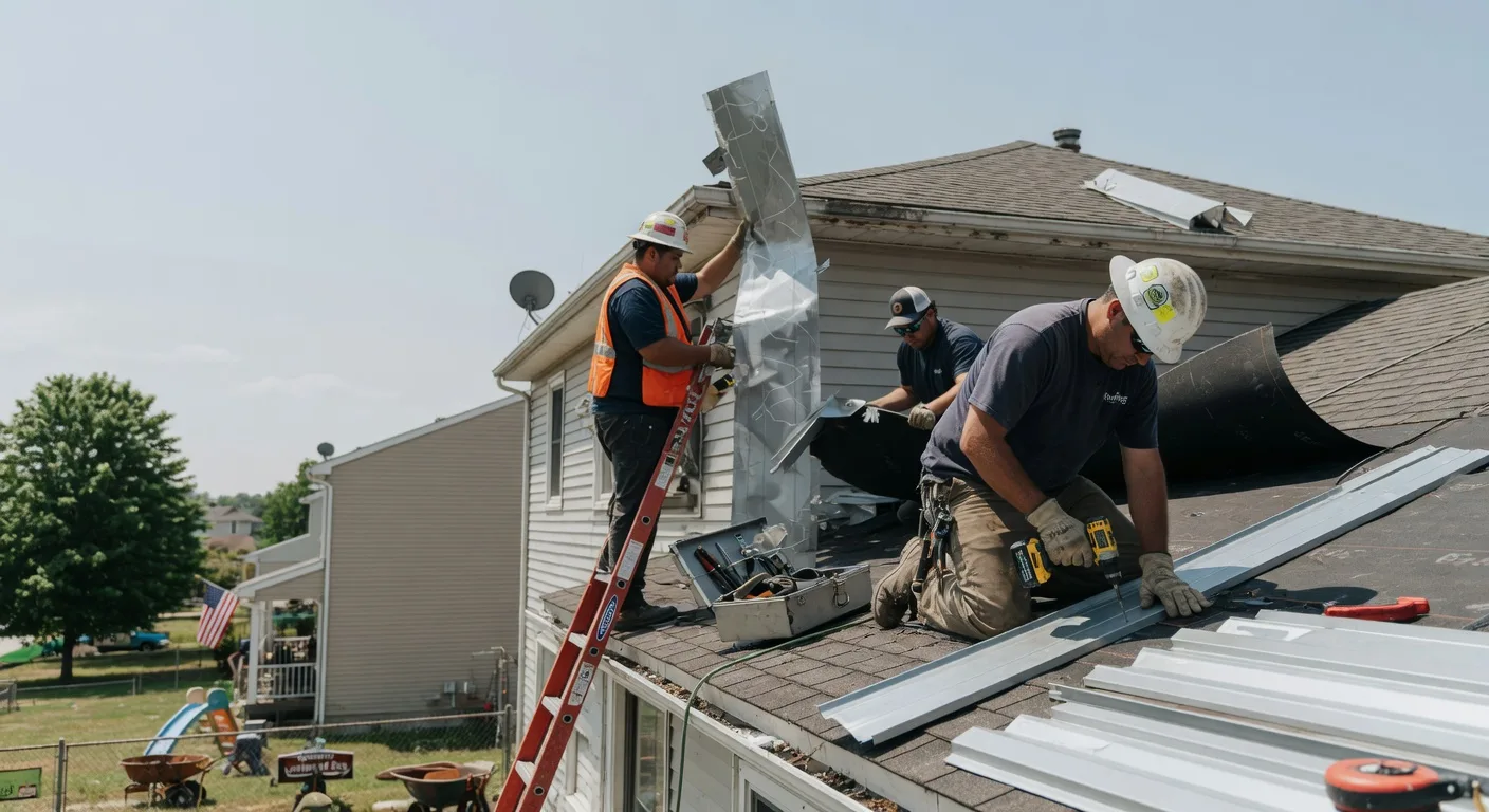 Storm Damage Metal Roof Repair in Kirtland Afb, NM